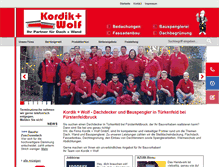 Tablet Screenshot of kordik-wolf.de